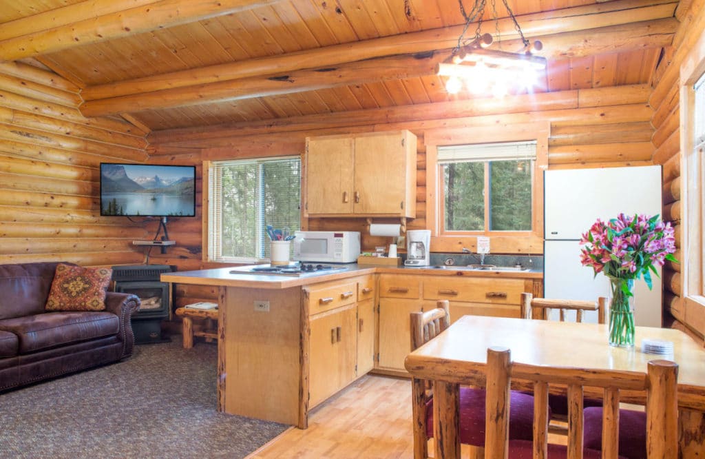 cabins in glacier national park