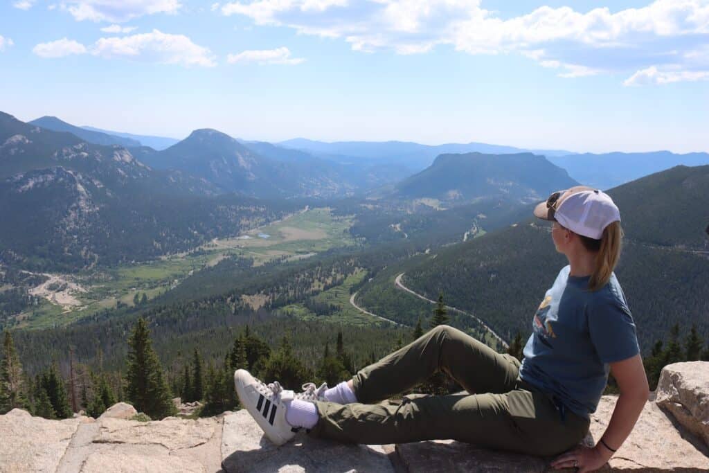 alex enjoying trail ridge road