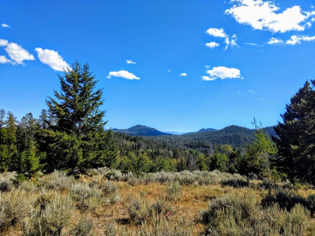 camping in butte