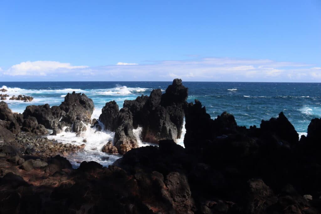 a beach park on the big island of hawaii