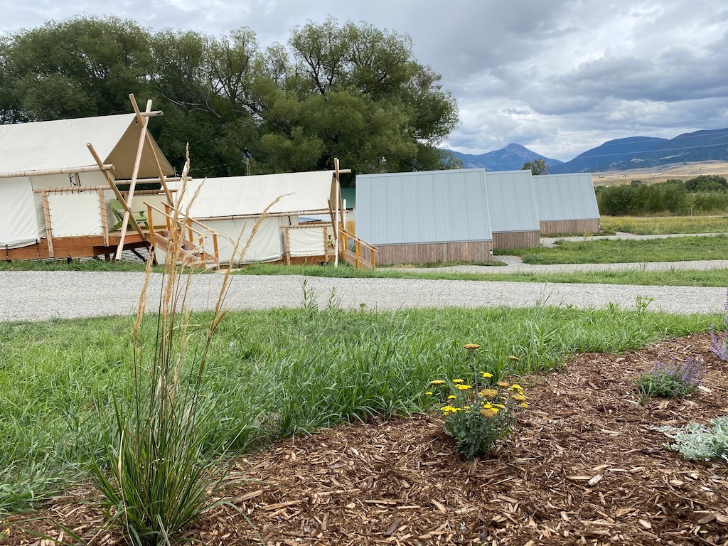 tiny town campground--camping in montana