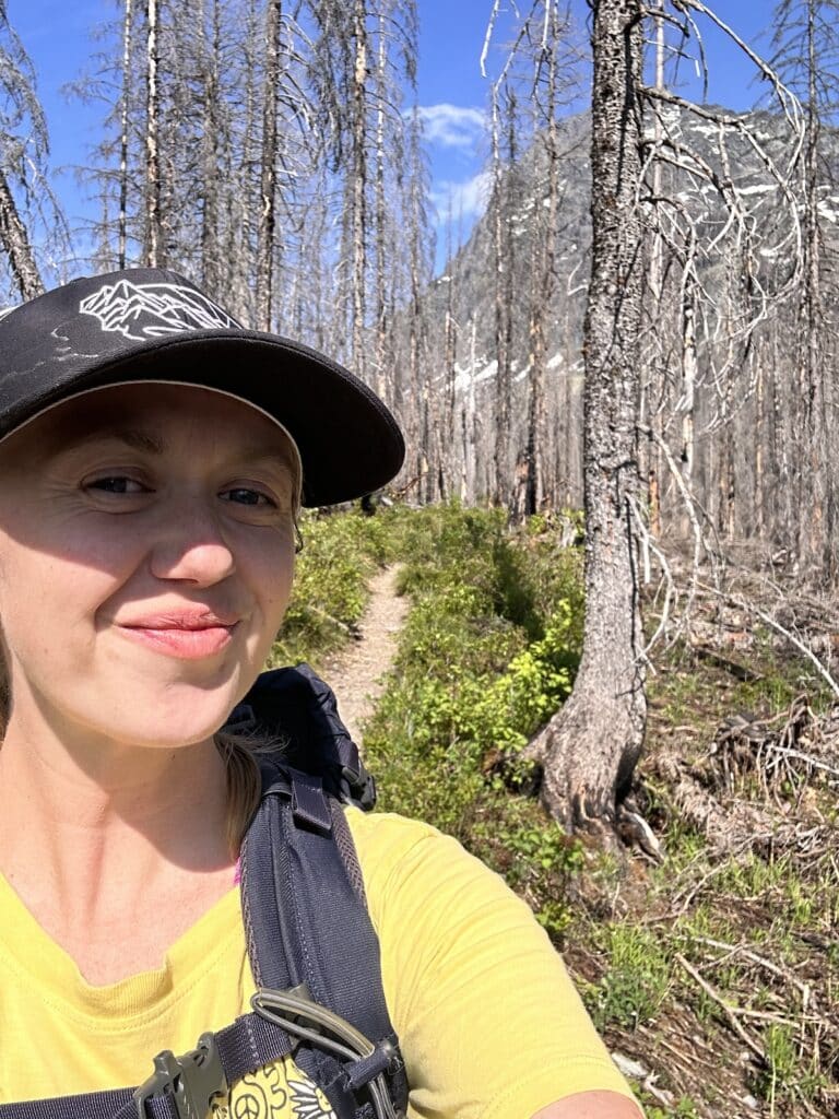 exploring glacier national park in spring in may