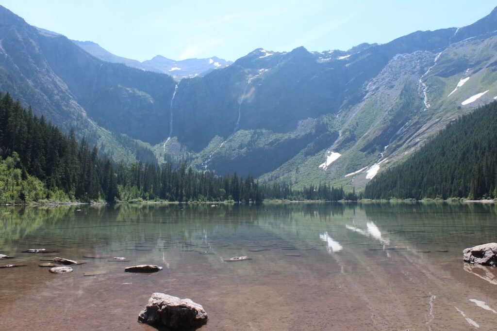 avalanche lake in glacier national park
