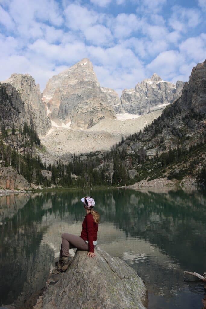 delta lake in grand teton national park