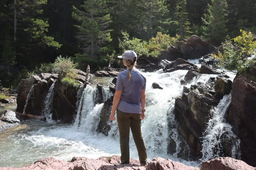 alex at the red rock falls